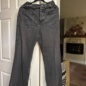 Free People We The Free “Palmer” Jeans – Washed Black (Size 30)
